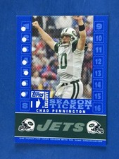 2007 Topps TX Exclusive Season Ticket #S-CP Chad Pennington New York Jets #/399
