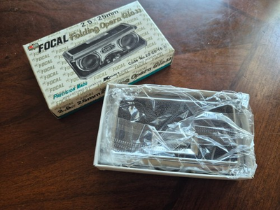#ad KMart Focal Folding Opera Glass Binoculars 2.5x25mm Japan Inc NEW NOS $25.00