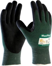 ATG 34-8743/L Maxiflex Cut - Black Micro-Foam Nitrile Coated Palm and Fingers - 