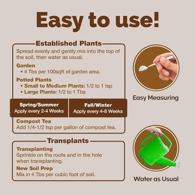 Trichoderma for Plants, Great for Transplanting and Established Plants, Also ...