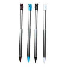 For 3DS/3DS XL Stylus Pen, 4in1 Multi Color Metal Retractable Replacement Stylus