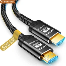 High-speed 10k/8k Hdmi Cable, 1.5ft to 25ft, 48gbps, 4k/120hz, Hdr, Dts:x | Ebay