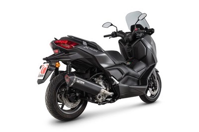 Yamaha X-Max 300 21-25 Scorpion Exhaust Serket Black Ceramic Slip-on RYA131BCER