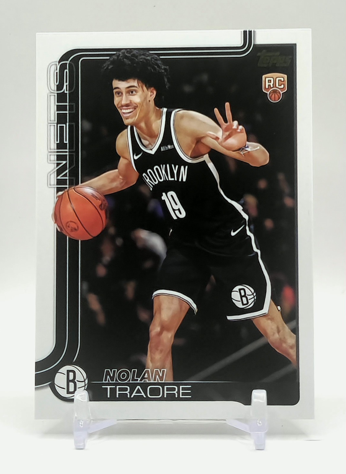 2025-26 Topps Nolan Traore Rookie GOLDEN MIRROR Image Variation SSP Nets RC #219