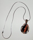 F&I Sterling Silver INLAYED MULTI-STONE PENDANT & BALE NECKLACE Native American — photo 2