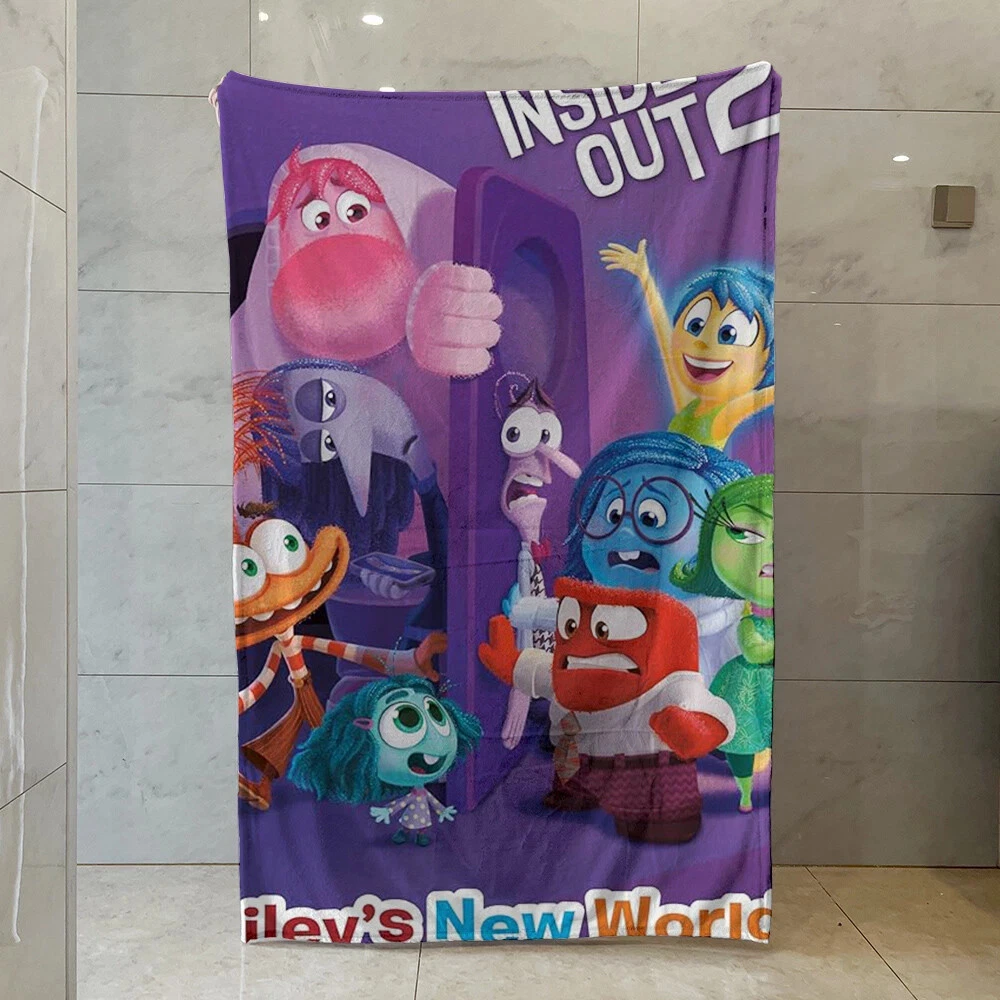 Inside Out 2 Printed Fleece Blanket, Opposition Picture Blanket