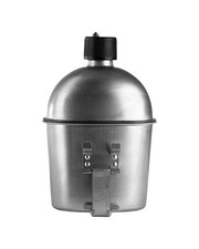 US Feldflasche m.Becher M-1910 St/Steel (Repro), Camping, Outdoor, Military