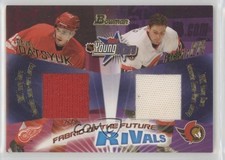 2001 Bowman YoungStars Fabric of the Future Rivals Pavel Datsyuk Mike Fisher 2o7