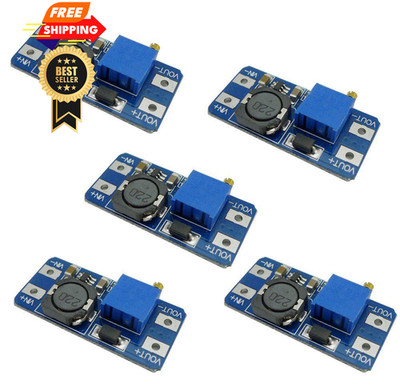 Ferwooh MT3608 DC-DC Step Up Boost Power Converter Adjustable 2A Module Step...