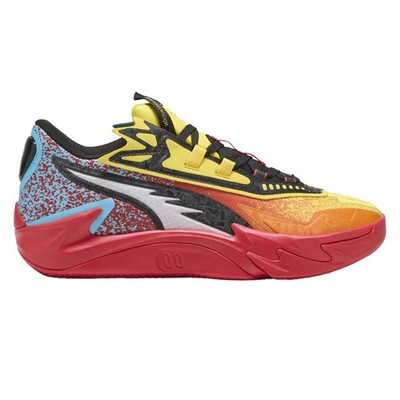 PUMA Scoot Zeros Ii Caution Basketball  Mens Orange Sneakers Athletic Shoes 3108
