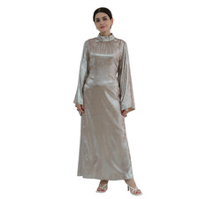 Flared Sleeves Long Dress Maxi Robe Muslim Women Abaya Dubai Kaftan Turkey Islam