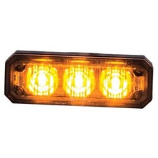 Buyers Products 8891403 Mini LED Strobe Light, Truck Light Bar, Safety Black