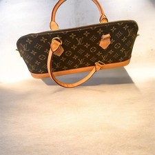 Louis Vuitton Alma Shoulder Bag PM Brown Canvas/Leather