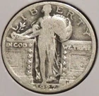 Silver Quarter - Standing Liberty - 1927 [215]