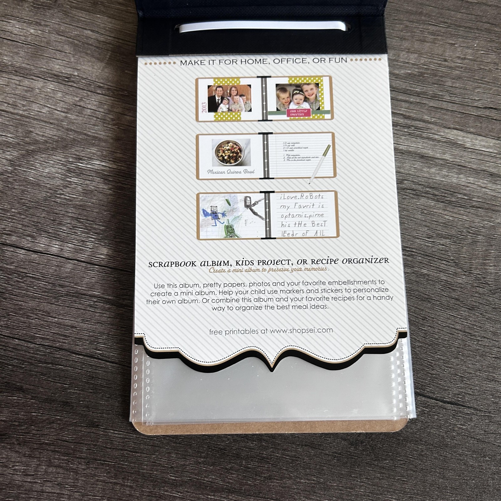 SEI Hoo's Sweet Owl Scrapbooking Kit 4x6 Album Stickers Paper Craft Set New