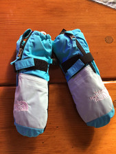2 T Toddler Kids THE NORTH FACE arctic winter ski sled teal mittens NEW
