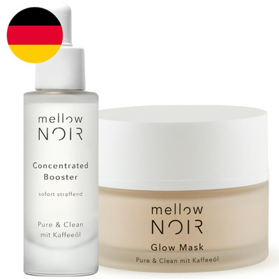 Mellow NOIR Anti-Falten Nachtpflege Duo - Hyaluronserum Mit Täglicher Nachtcreme