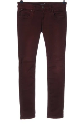 CONLEYS Pantalon taille basse Dames Pantalon T EU 36 rouge style décontracté - Photo 1/4