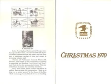 #1414-18-C2 First Day Ceremony Program 6c Christmas Stamps w/FDC