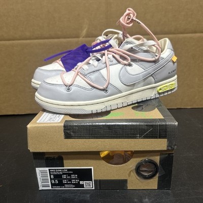 Nike Off-White x Dunk Low 'Lot 24 of 50' DM1602-119 MENS SIZE 8