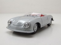 Porsche 356 Roadster Nr.1 1948 Silber Modellauto 1:24 Welly