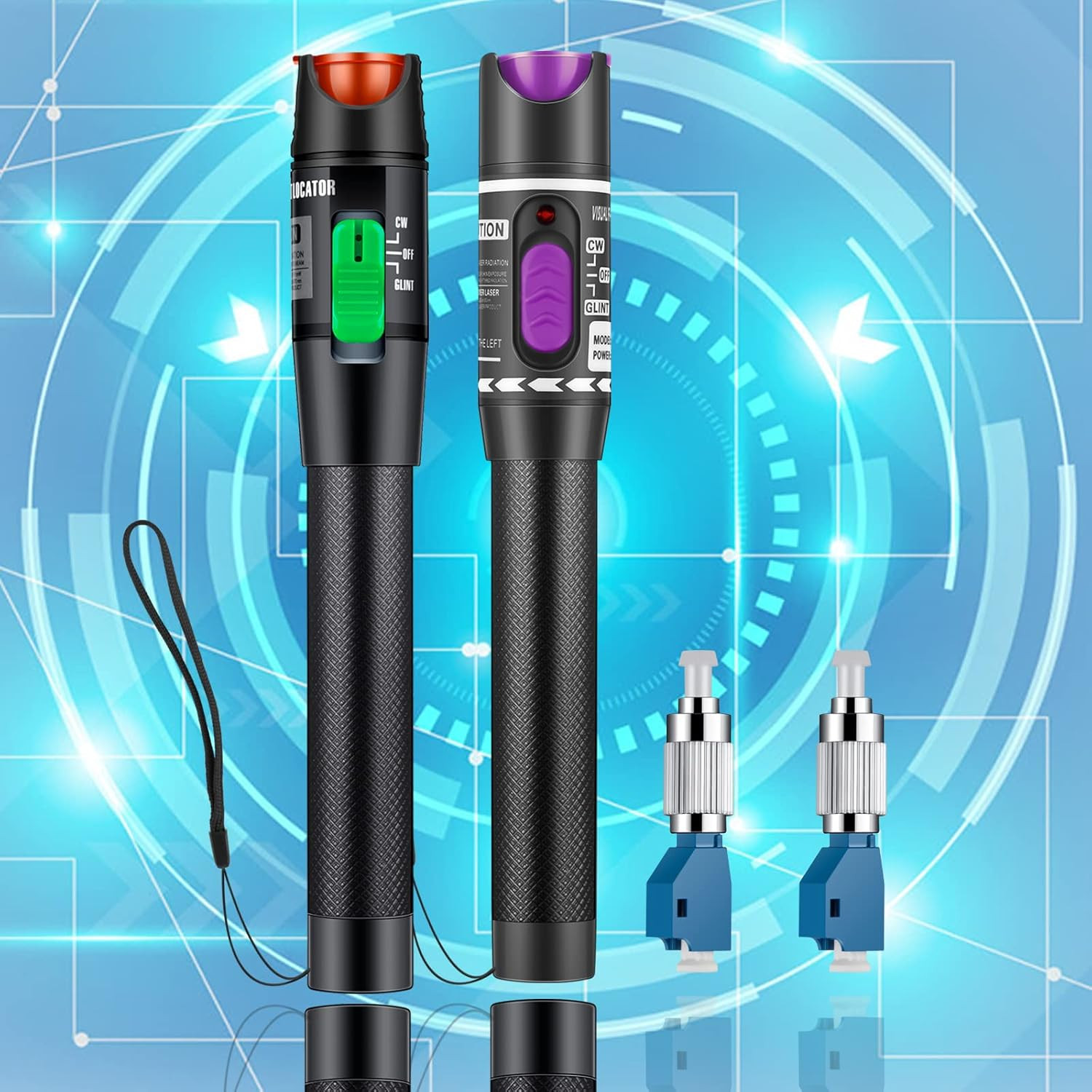 2pc 30km Visual Fault Locator VFL Fiber Tester Visual Fault Locator Fiber Optic