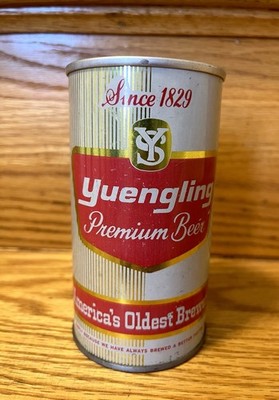 YUENGLING PREMIUM BEER POTTSVILLE, PA. BEER CAN Wide Seam Pull Tab Vintage