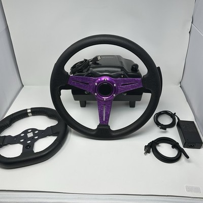 Logitech G920 Racing Wheel Force Feedback with Custom Wheel and Cords