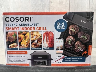 NEW Cosori - Vesync Aeroblaze Smart Indoor 8-in-1 Grill Works W/Alexa