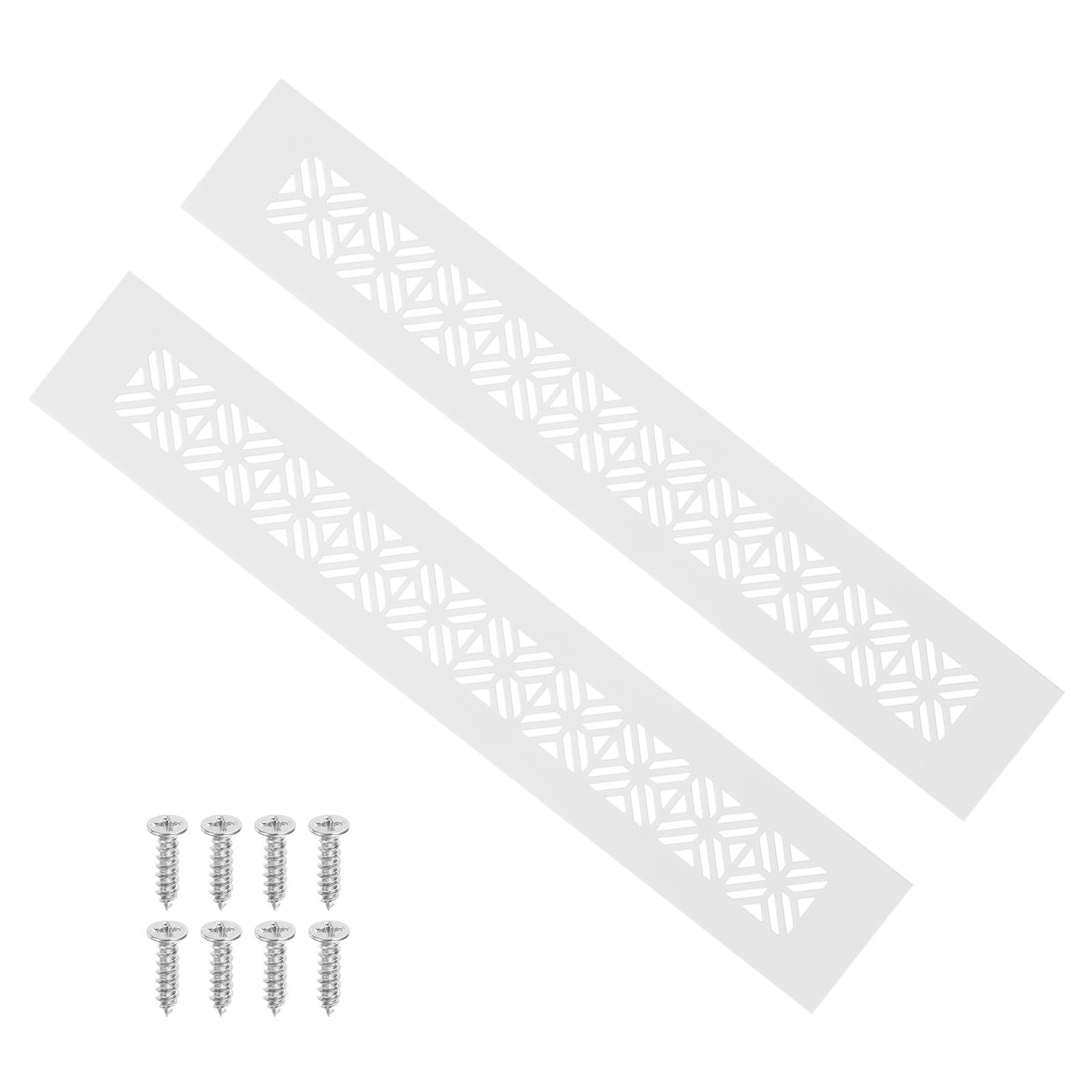 Grille de ventilation lourde et robuste pour porte intérieure, lot de 2 pièces anti-humidité