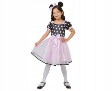 Mädchen Micky Maus Kostüm Rosa Kleid Größe 92/104 Fasching