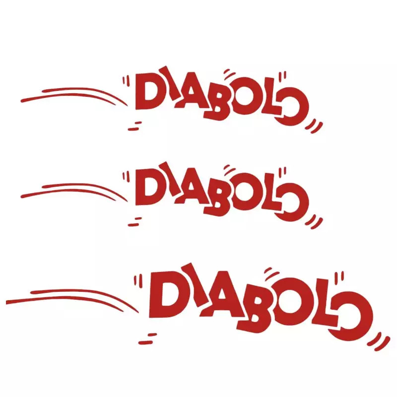 Stickers d'ailes et de coffre Peugeot 205 Diabolo haute résistance