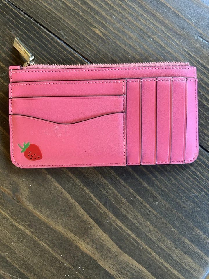 Kate Spade Strawberry Picnic In The Park Large Continental Wallet - Image 2 of 3