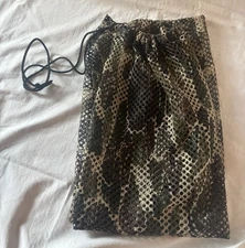 Large Breathable Camo Hunting, Hiking, Fishing Drawstring Bag, Sack 34" x 21"