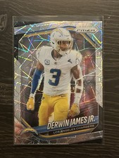 2025 Panini Prizm Derwin James Jr. #241 Lazer Prizm Los Angeles Chargers