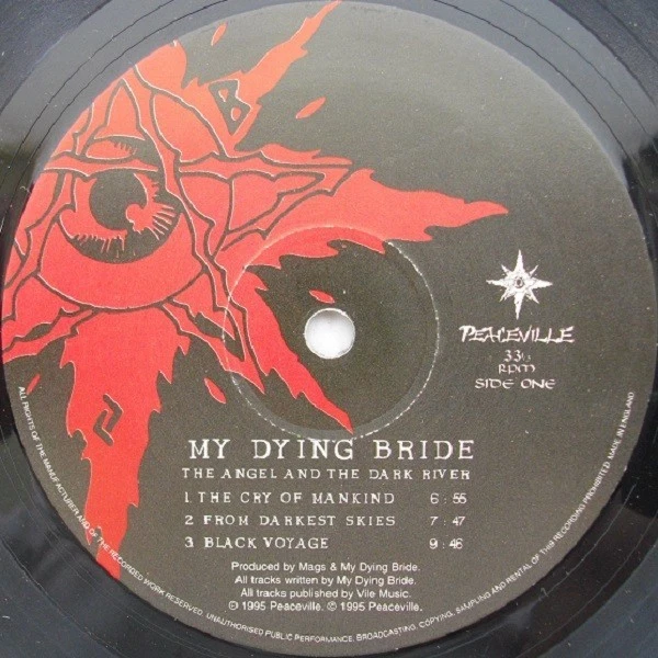 My Dying Bride / The Angel And The Dark River 1995 EU LP Peaceville VILE 50 - Image 3 of 4