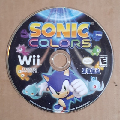 Sonic Colors Disc ONLY (Nintendo WII 2010) VG Shape & Tested