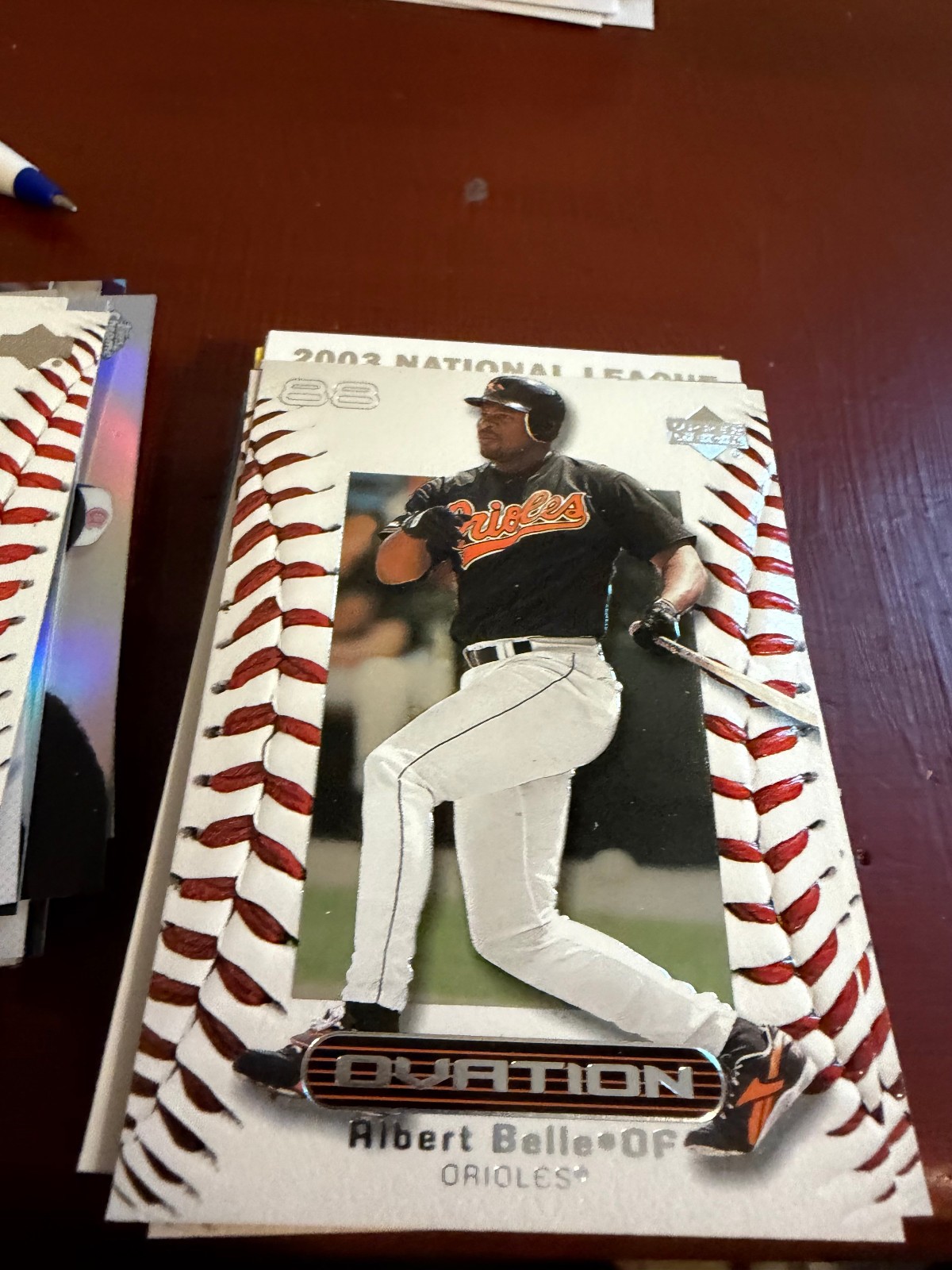 2000 Upper Deck Ovation #37 Albert Belle Baltimore Orioles