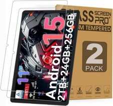 2 Pack Screen Protector 11 Inch Tempered Glass Film for Tablets