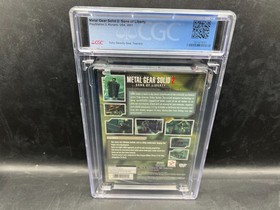 Metal Gear Solid 2 Sons of Liberty PS2 CGC 9.8 A+ FACTORY SEALED MINT WATA VGA