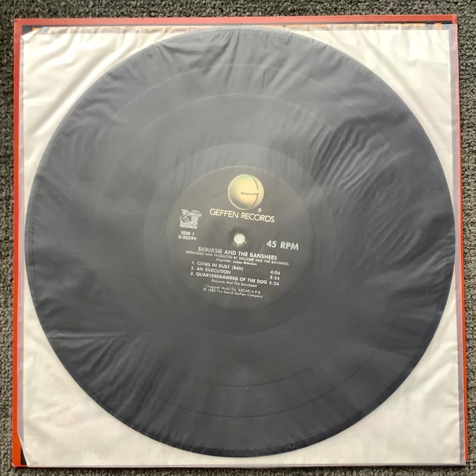 Vinyl 12" Siouxsie Banshees Cities In Dust First US 1985 w/ VRP Near Mint LP - Image 3 of 4