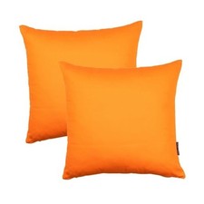 Throw Pillow Covers 20x20 100 Cotton Throw Pillow 20" x 20" Pack of 2 Orange