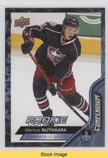 2016-17 Upper Deck Compendium Rookies Blue Markus Nutivaara #887 READ d8g
