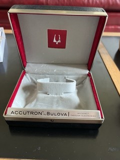 Accutron Bulova Watch BOX ONLY Vintage