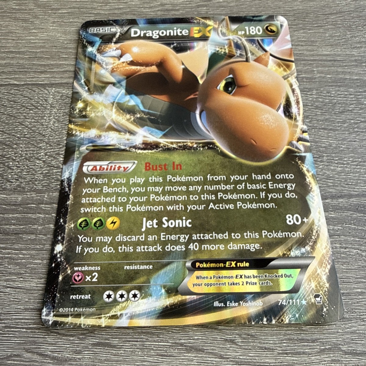 dragonite ex pokemon card value Mega 295 is a solid for grading. PSA 10 sells on eBay for $2210 giving you 360% profit. Profit/loss calculation is based on the lowest grading tier of $149.99 Dragonite ex - SV03: Obsidian