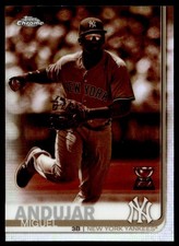 2019 Topps Chrome Sepia Refractor Miguel Andujar Rookie New York Yankees #108