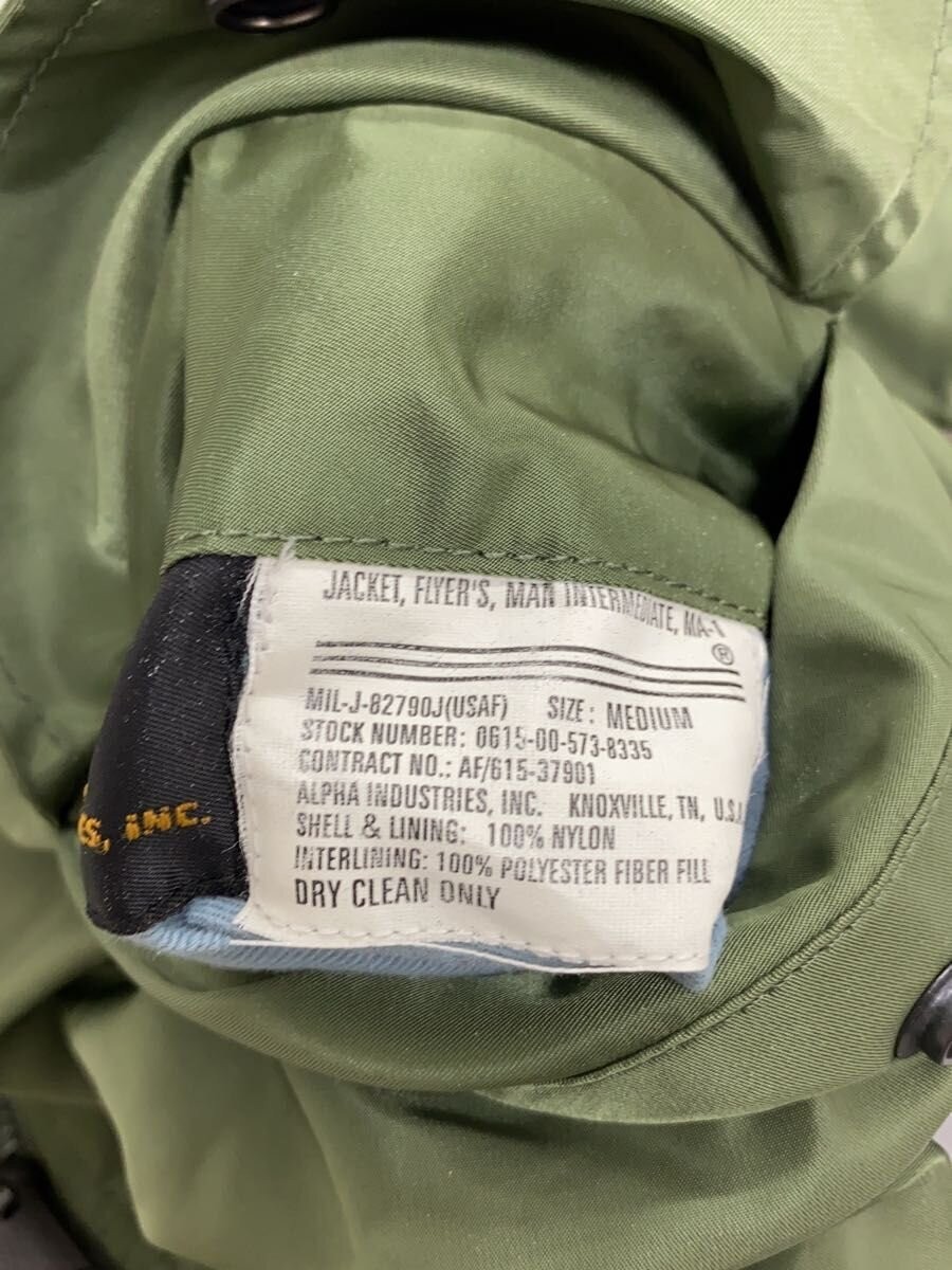Alpha Industries Top Gun/Ma-1/Flight Jacket/M/Nylon/Grn/Aa050728-1// 3652 image 4