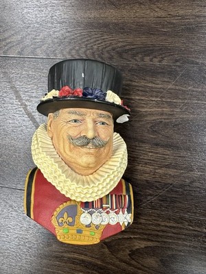 Vintage Bossons Chalkware Head - Jubilee Ringmaster (1977) - Congleton England