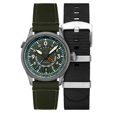 Wingman Worldtimer GMT Automatic Green / Gree...