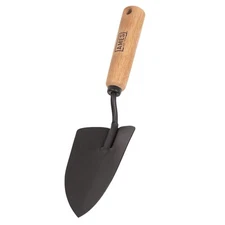 2446100 Tempered Steel Hand Trowel with Wood Handle, 13-Inch